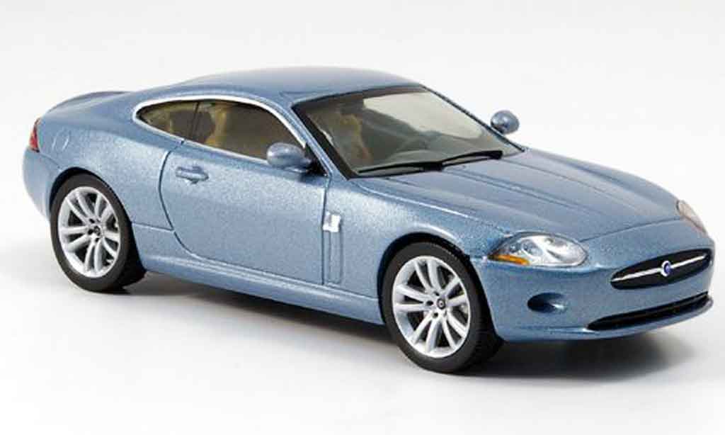 Jaguar XK coupe 1/43 IXO coupe blu 2005 modellino in miniatura
