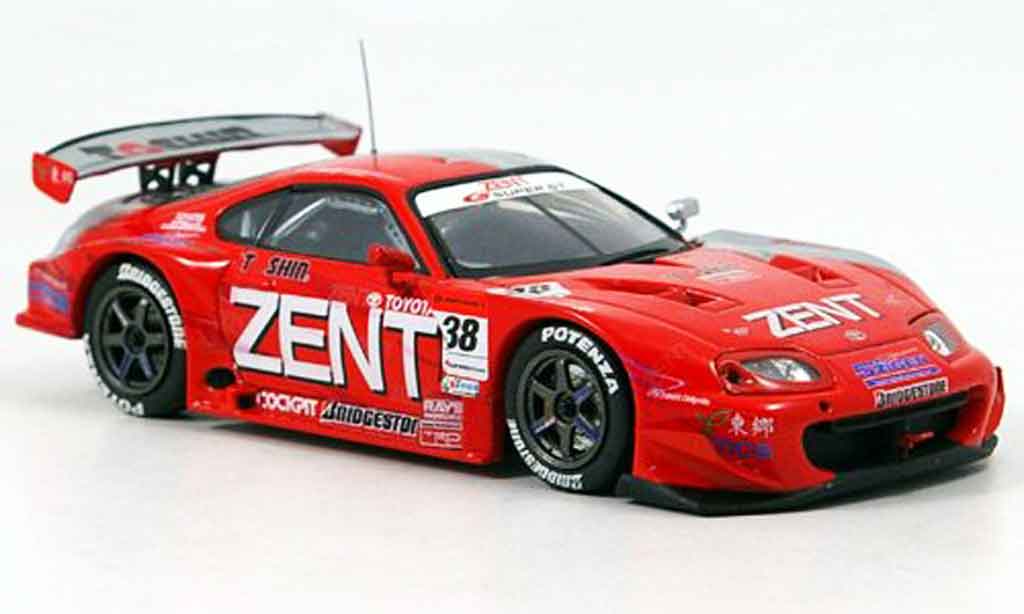 Toyota Supra 1/43 Ebbro zent cerumo no.38 2005 modellino in miniatura