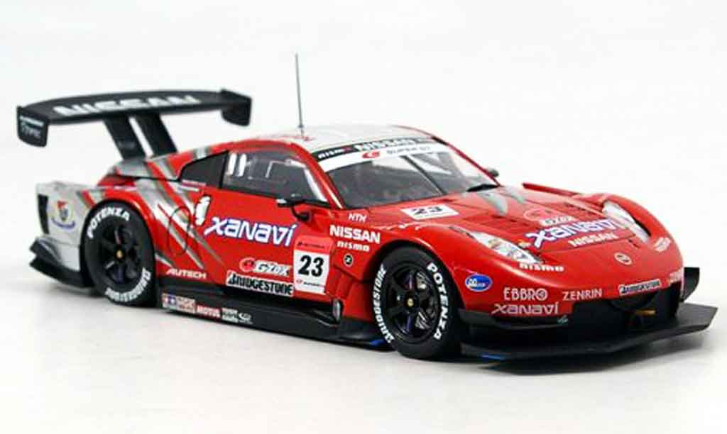 Nissan 350Z 1/43 Ebbro JGTC Xanavi Nismo Z SuperGT No.23 2007 modellino in miniatura