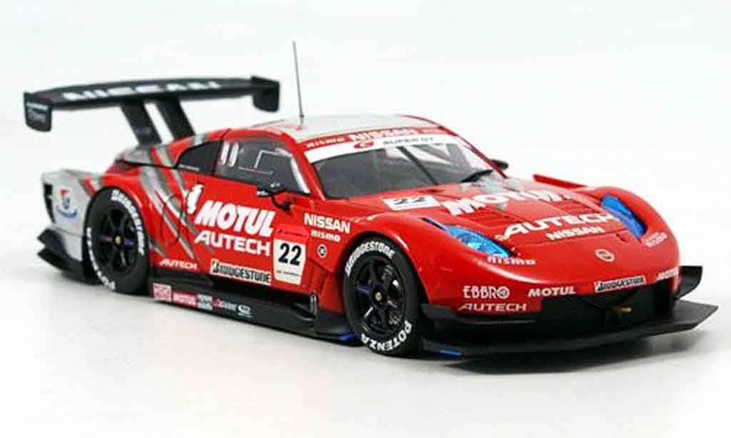 Nissan 350Z 1/43 Ebbro JGTC Motul Autech Z SuperGT No.22 2007 modellino in miniatura