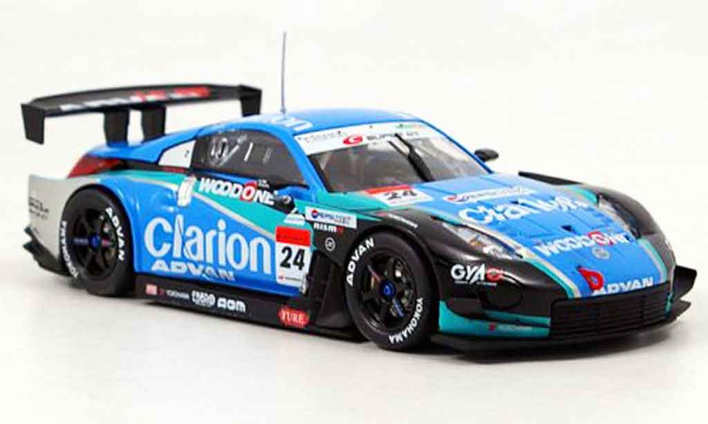 Nissan 350Z 1/43 Ebbro JGTC Woodone Advan Z SuperGT No.24 2007 modellino in miniatura