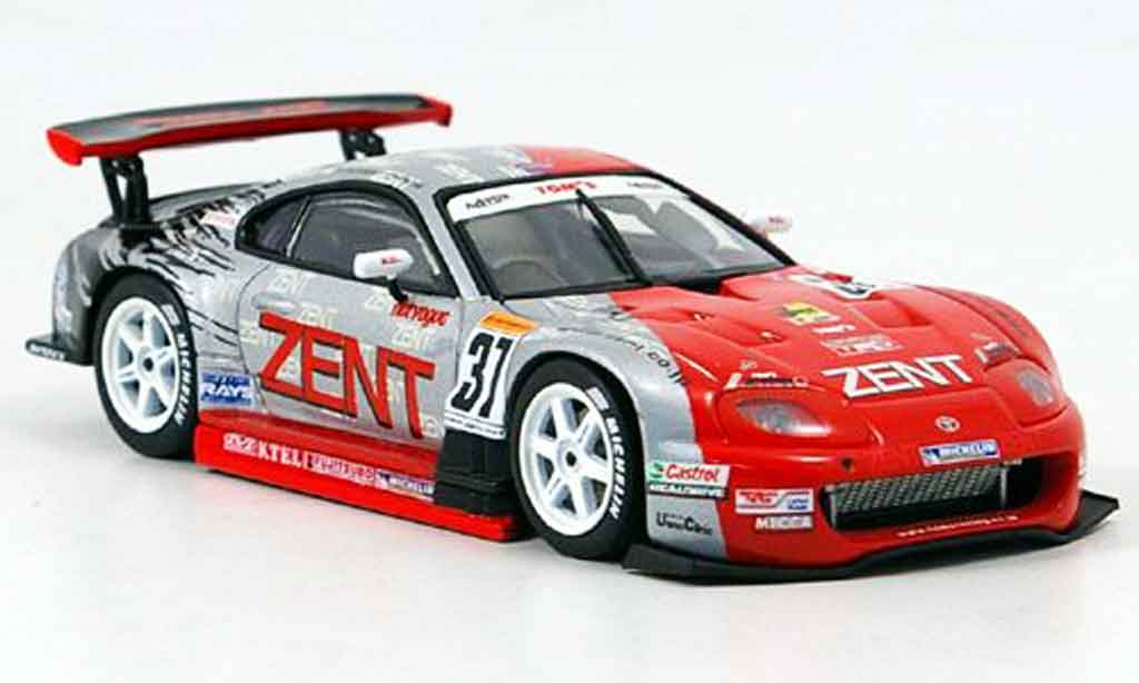Toyota Supra 1/43 Ebbro zent toms no.37 jgtc 2002 modellino in miniatura