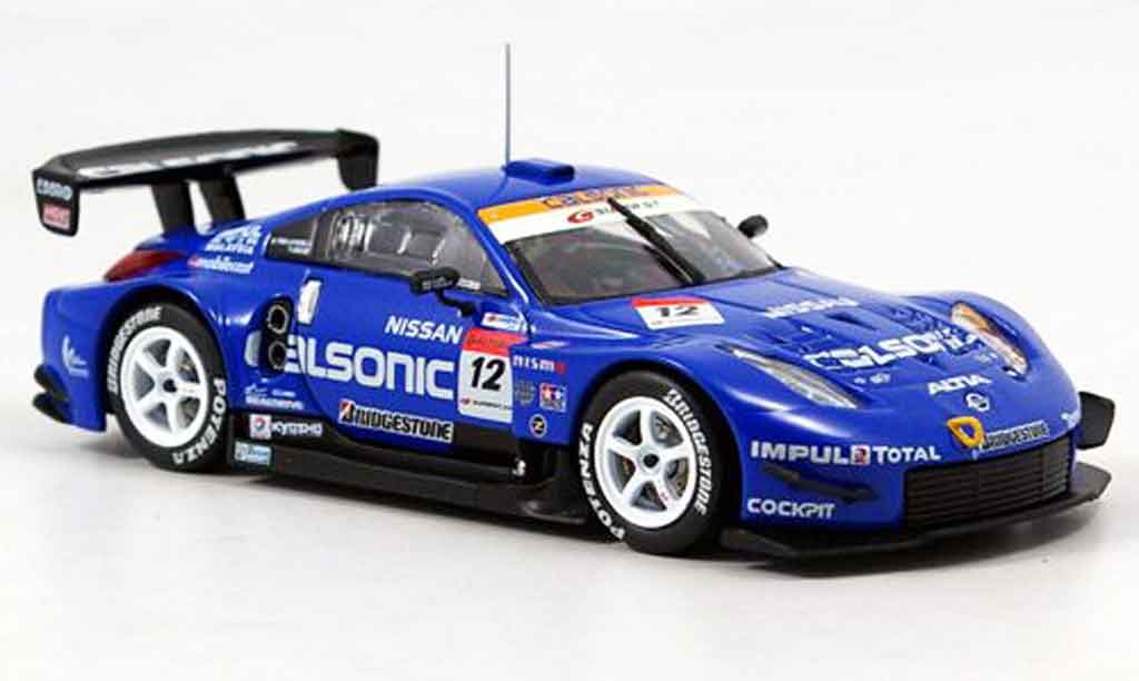 Nissan 350Z 1/43 Ebbro JGTC Calsonic Impul Z No.12 Malaysia 2005 modellino in miniatura