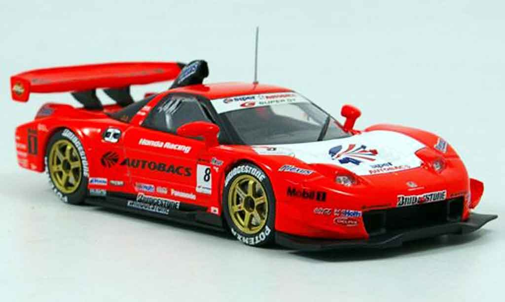 Honda NSX Super GT 1/43 Ebbro Super GT No.8 Arta 2005 modellino in miniatura