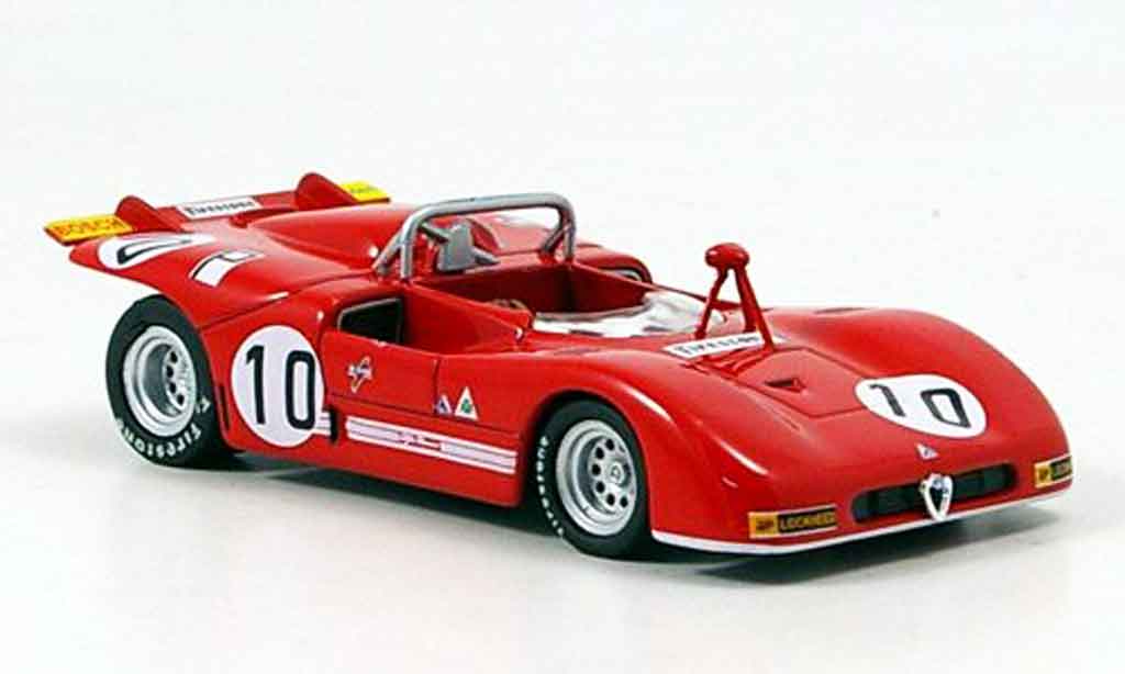 Alfa Romeo 33.3 1971 1/43 M4 1971 no.10 n.galli nurburgring modellino in miniatura