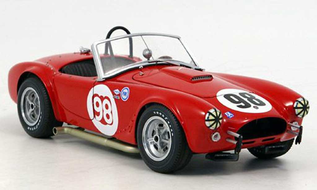 Shelby Ac Cobra 1/18 Exoto competition no.98 road america 500 1963 modellino in miniatura