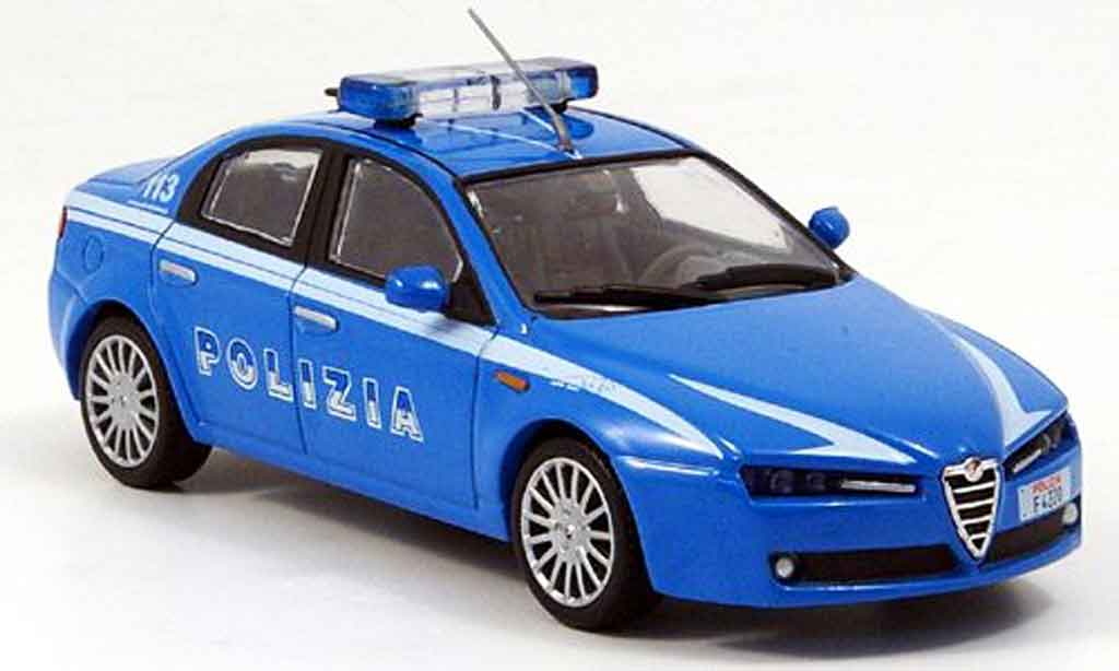 Alfa Romeo 159 1/43 Edison police 2006 modellino in miniatura