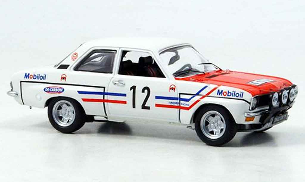 Opel Ascona A 1/43 Schuco A rallye no.12 greder racing modellino in miniatura