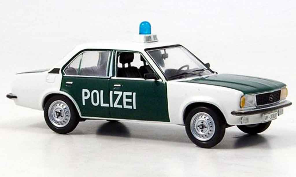 Opel Ascona B 1/43 Schuco B police modellino in miniatura