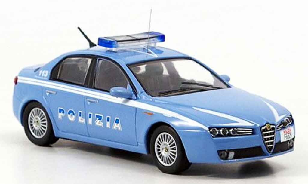 Alfa Romeo 159 1/43 M4 police 2007 modellino in miniatura