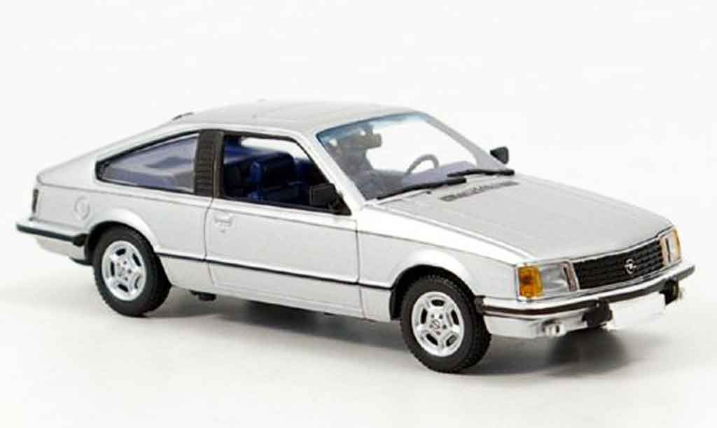 Opel Monza 1/43 Minichamps grigio metallisee 1980 modellino in miniatura
