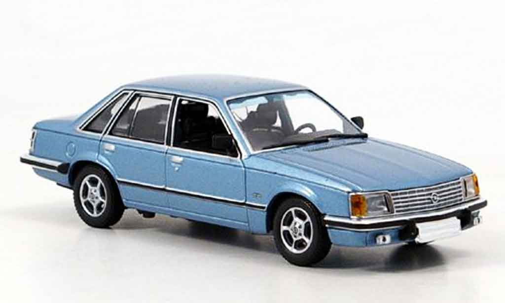 Opel Senator 1/43 Minichamps blu 1980 modellino in miniatura