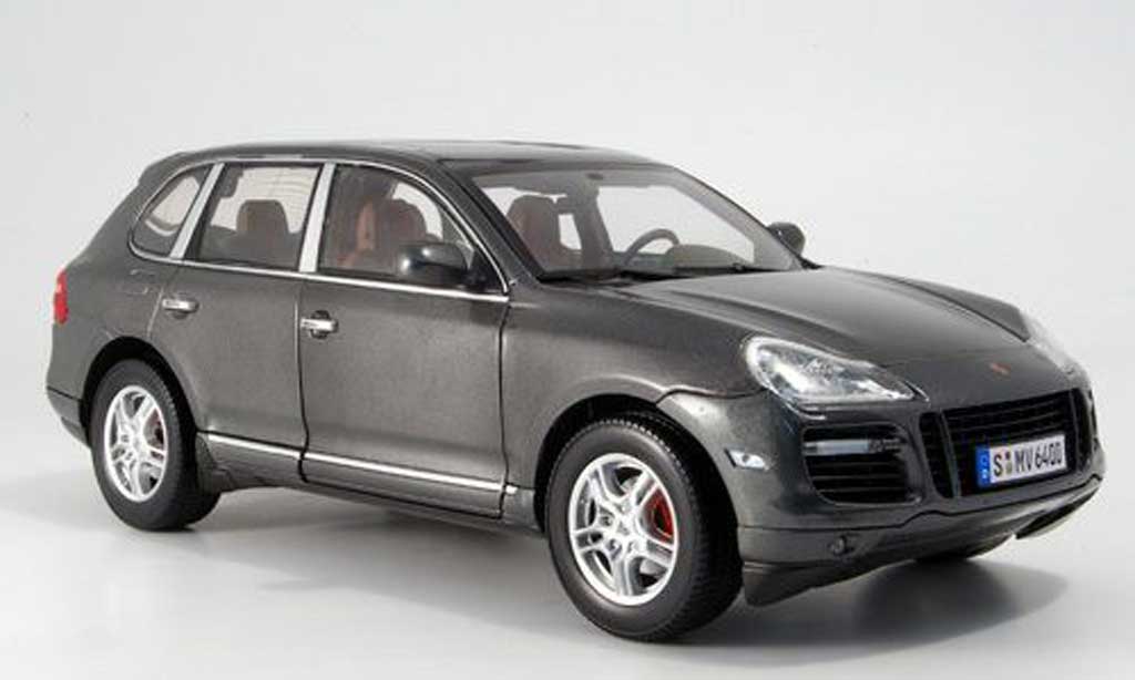 Porsche Cayenne Turbo 1/18 Norev Turbo grigio 2007 modellino in miniatura