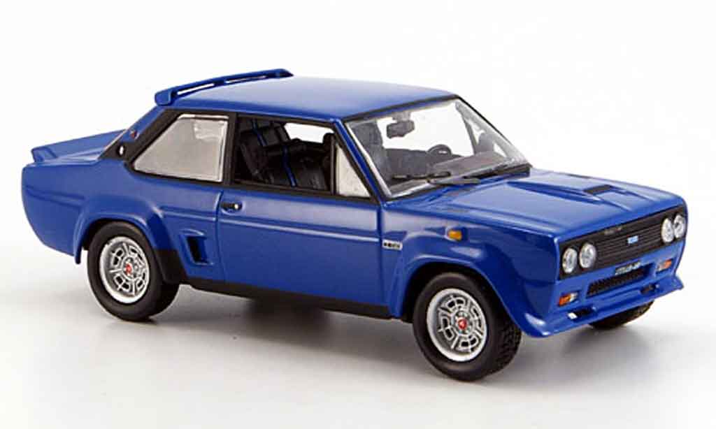 Fiat 131 1/43 Norev Abarth blu 1976 modellino in miniatura