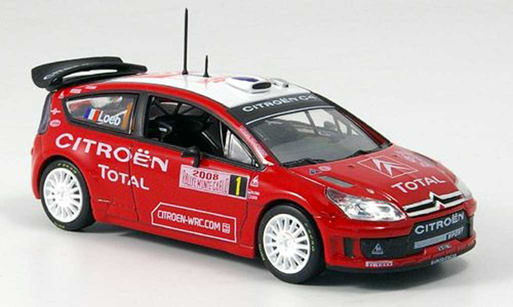 Citroen C4 WRC 2008 1/43 Norev WRC 2008 Rally Monte Carlo modellino in miniatura