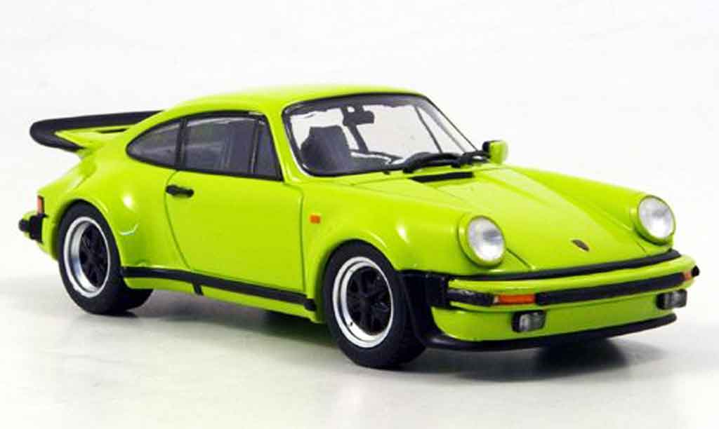 Porsche 930 Turbo 1/43 Ebbro Turbo Turbo grun 1977 modellino in miniatura