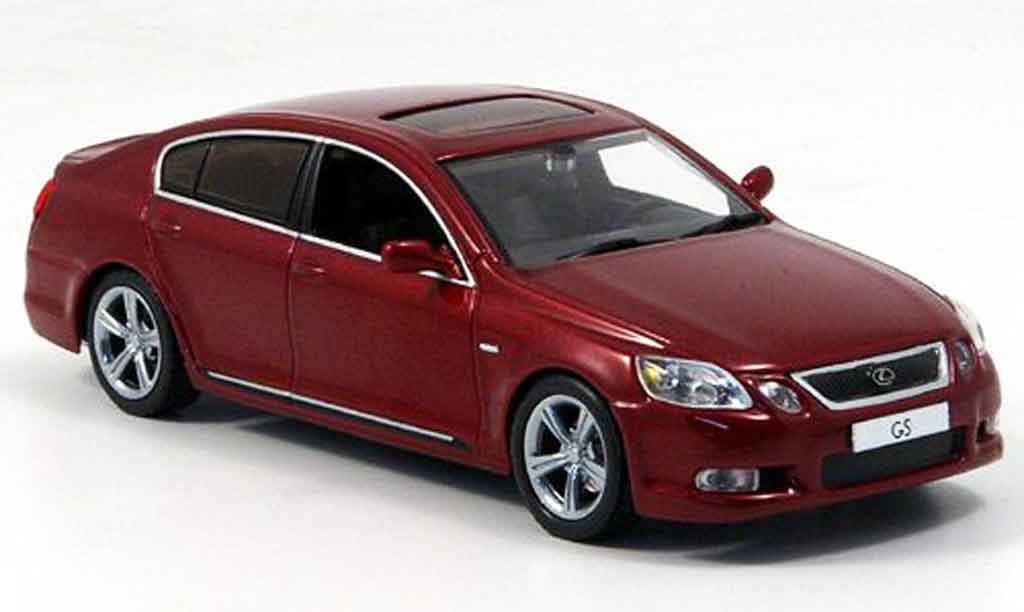 Lexus GS 430 1/43 J Collection 430 rosso 2006 modellino in miniatura