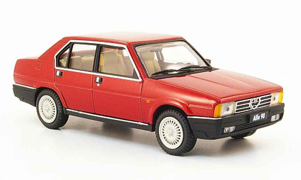 Alfa Romeo 90 1/43 Pego berline rosso 1984 modellino in miniatura