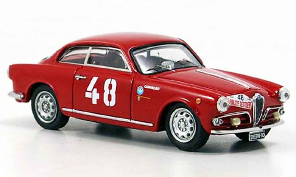 Alfa Romeo Giulietta 1/43 Bang v.rallu modellino in miniatura