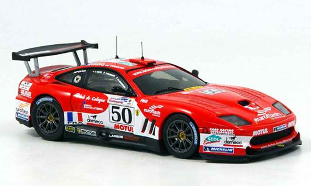 Ferrari 550 Maranello 1/43 IXO Maranello no. 50 le mans 2006 modellino in miniatura