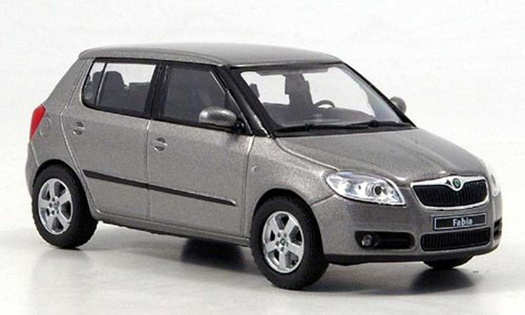 Skoda Fabia II 1/43 Abrex II beige 2006 modellino in miniatura