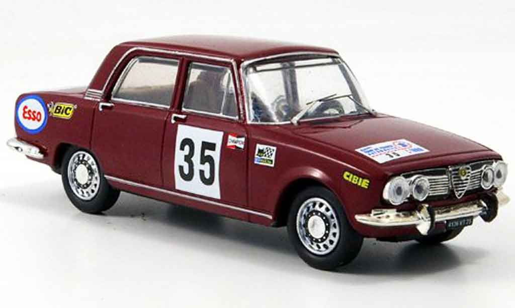 Alfa Romeo 1750 1/43 M4 berline no.35 tour de france 1969 modellino in miniatura