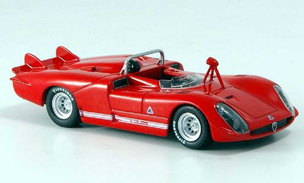 Alfa Romeo 33.3 1970 1/43 M4 1970 Spyder Le Mans rosso modellino in miniatura