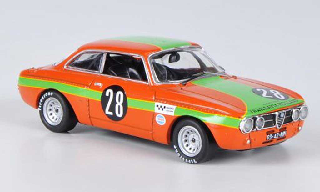 Alfa Romeo Giulia GT Am 1/43 M4 GT Am Zandvoort Slotemaker 1970 modellino in miniatura