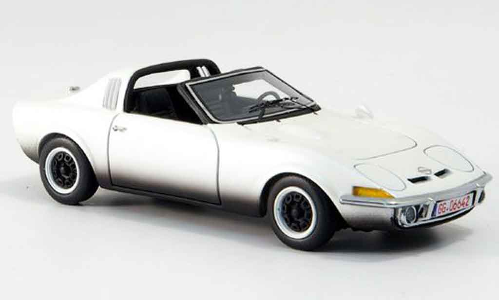 Opel GT Aero 1/43 Neo bianco 1969 modellino in miniatura