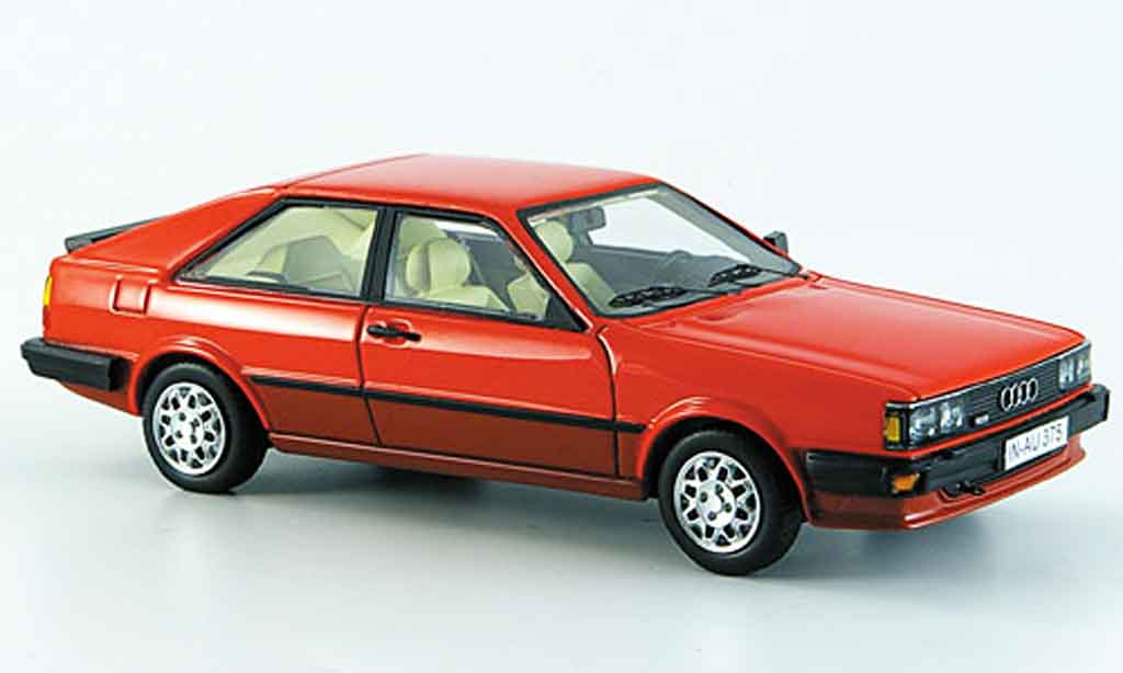 Audi Coupe GT 1/43 Neo rosso 1981 modellino in miniatura