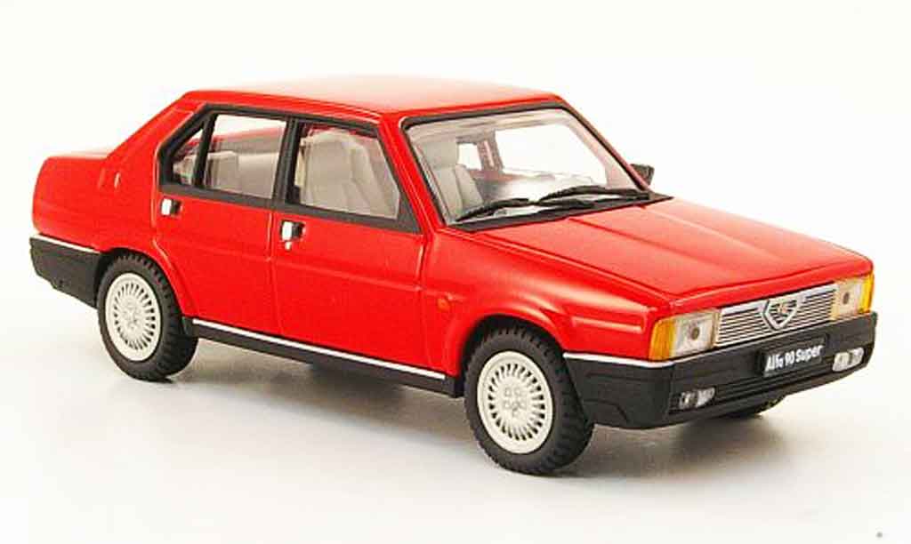 Alfa Romeo 90 1/43 Pego super rosso 1984 modellino in miniatura