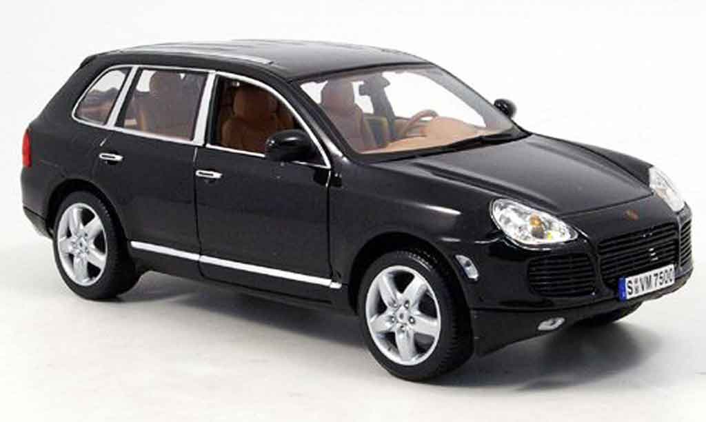 Porsche Cayenne Turbo S 1/18 Norev Turbo nero 2003 modellino in miniatura