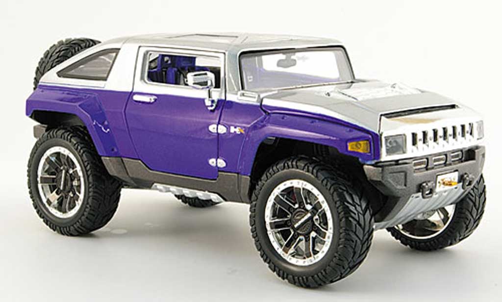 Hummer HX 1/18 Maisto concept blu grigio tuning modellino in miniatura