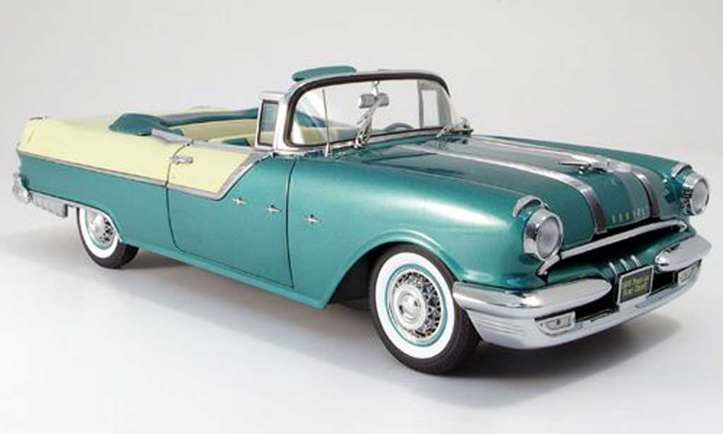 Pontiac Star Chief 1/18 Sun Star grun bianco 1955 modellino in miniatura