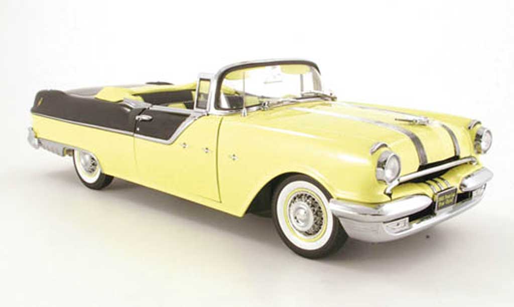 Pontiac Star Chief 1/18 Sun Star convertibile giallo/noir 1955 modellino in miniatura