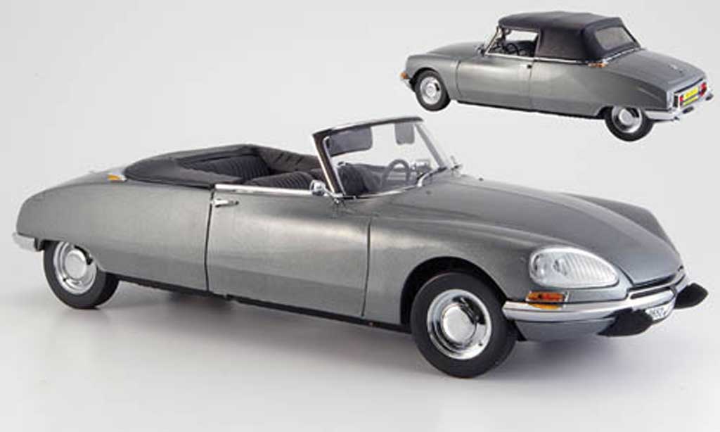 Citroen DS 21 1/18 Sun Star 21 cabriolet grigio 1962 modellino in miniatura