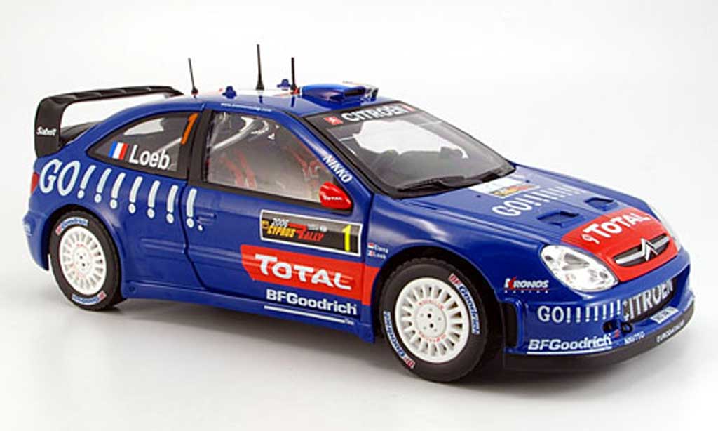 Citroen Xsara WRC 2006 1/18 Sun Star WRC 2006 no.1 total chypre rallye modellino in miniatura