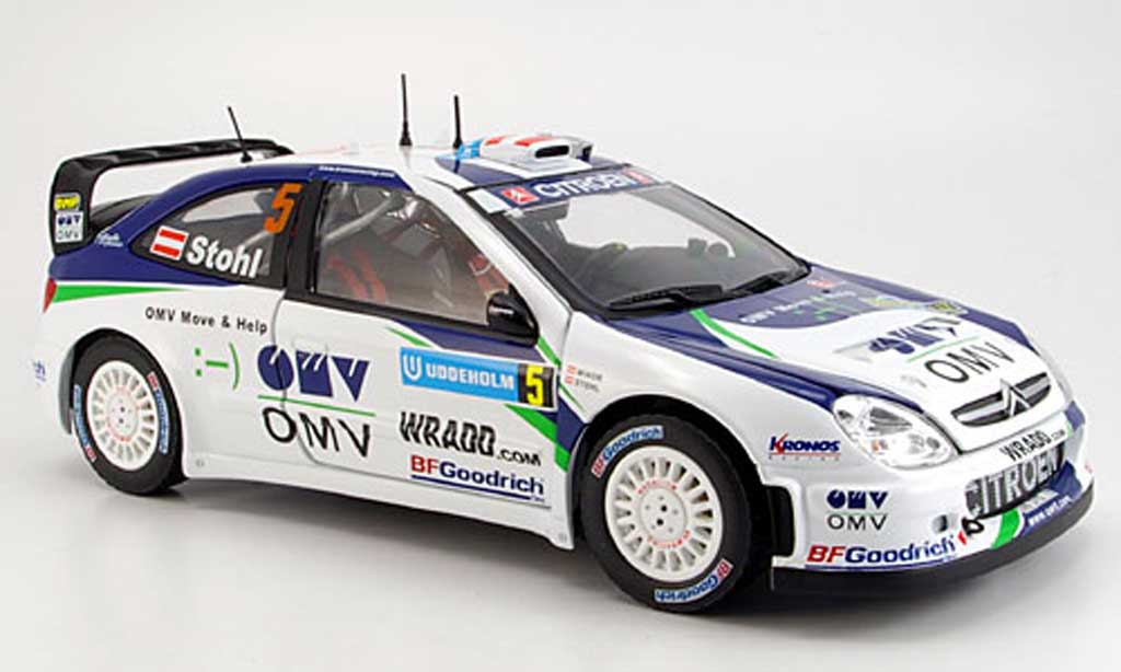 Citroen Xsara WRC 2007 1/18 Sun Star WRC 2007 no. 5 rallye suisse modellino in miniatura
