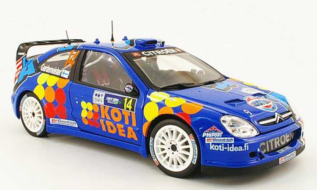 Citroen Xsara WRC 2006 1/18 Sun Star WRC 2006 no.14 astra racing rallye allemagne modellino in miniatura