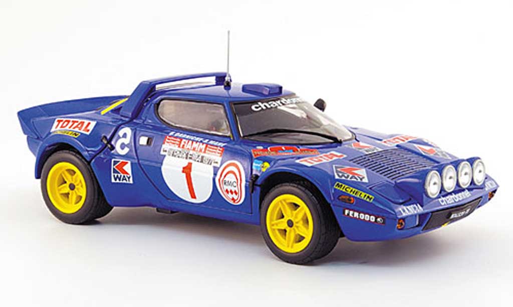 Lancia Stratos 1/18 Sun Star hf no.1 darniche mahe rallye elba 1977 modellino in miniatura