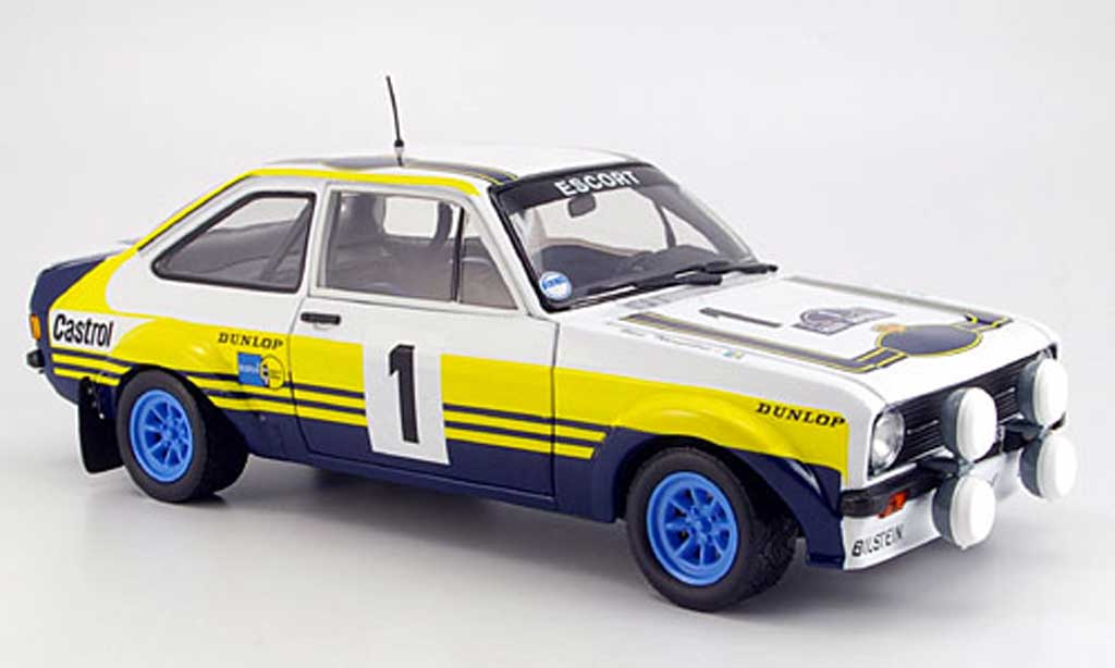 Ford Escort MK2 1/18 Sun Star MK2 no.1 rosso rallye grece 1979 modellino in miniatura