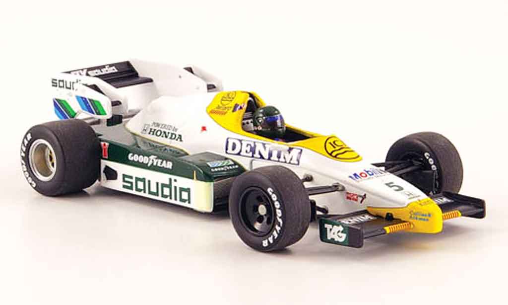 Honda F1 1/43 Minichamps Williams FW09 No.5 Saudia J. Laffite Saison 1984 modellino in miniatura