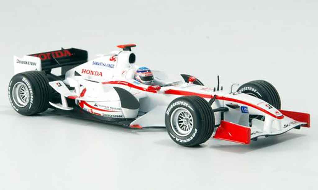 Honda F1 1/43 Minichamps Super Aguri SA05 SA T. Sato GP Bahrain 2006 modellino in miniatura