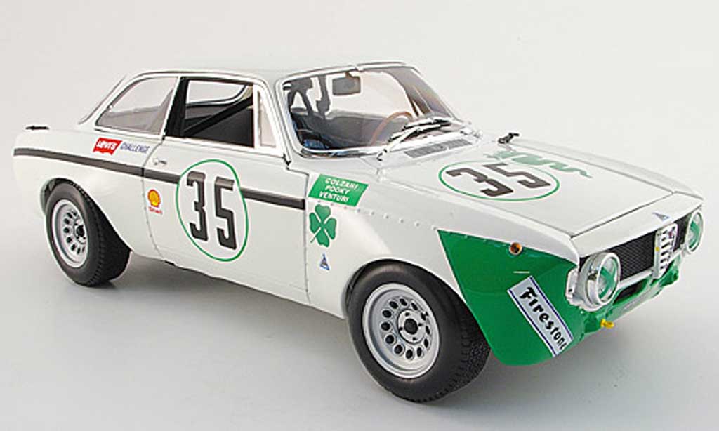 Alfa Romeo Giulia GTA 1300 1/18 Minichamps GTA 1300 junior no.35 jarama 1972 modellino in miniatura
