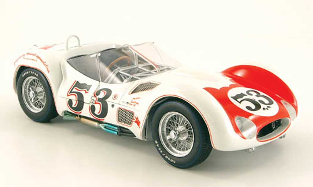 Maserati Tipo 1/18 Minichamps 61 no.53 riverside la times gp 1960 modellino in miniatura