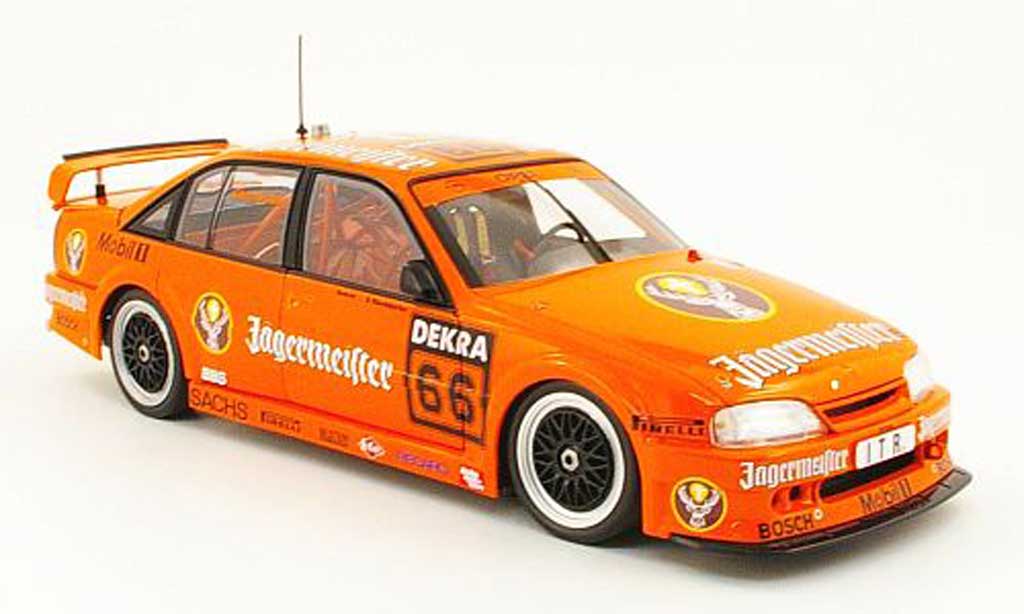Opel Omega 1/18 Minichamps 3000 24v no. 66 jagermeister dtm 1991 modellino in miniatura