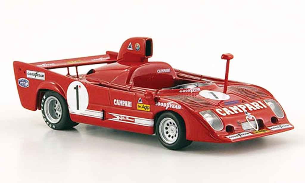 Alfa Romeo 33.3 1975 1/43 Minichamps 1975 tt 12 no.1 team wkrt sieger coppa florio modellino in miniatura