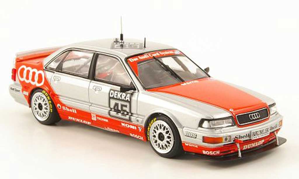 Audi V8 1/43 Minichamps No.45 H.Haupt Team SMS DTM 1992 modellino in miniatura