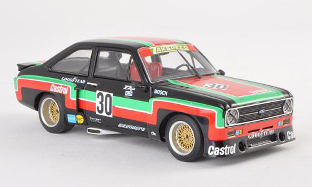 Ford Escort RS 1800 1/43 Minichamps RS 1800 MKII No.30 Castrol DRM Mainz-Finthen 1976 H.Heyer modellino in miniatura