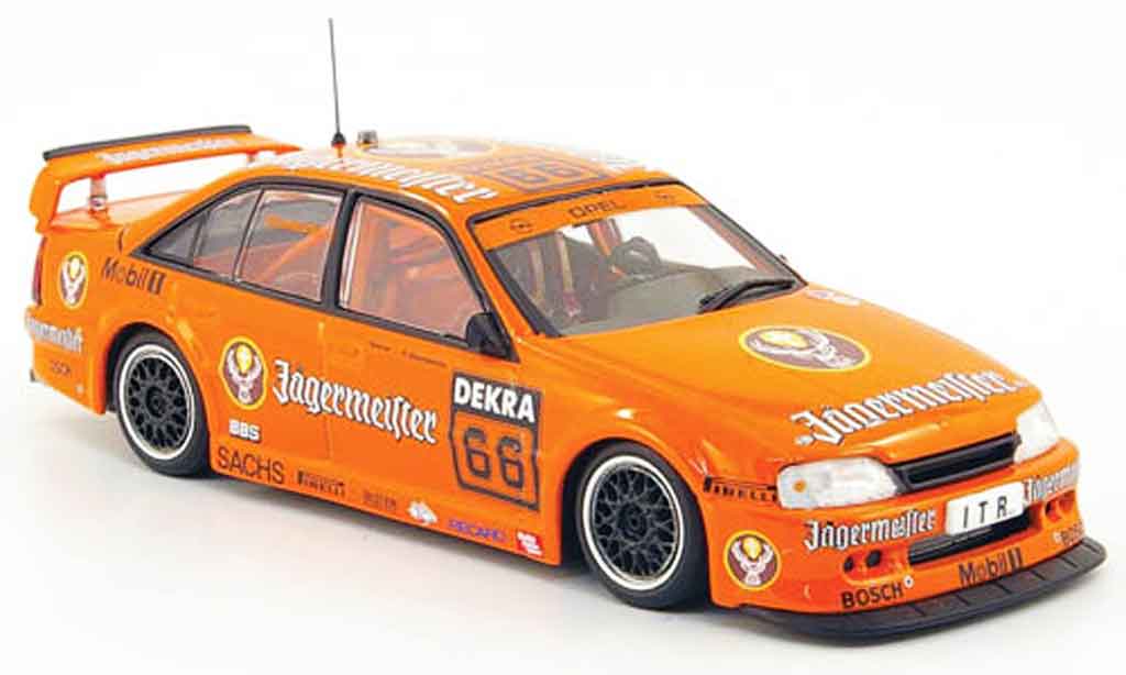 Opel Omega 1/43 Minichamps 3000 24v no.66 jagermeister dtm 1991 modellino in miniatura